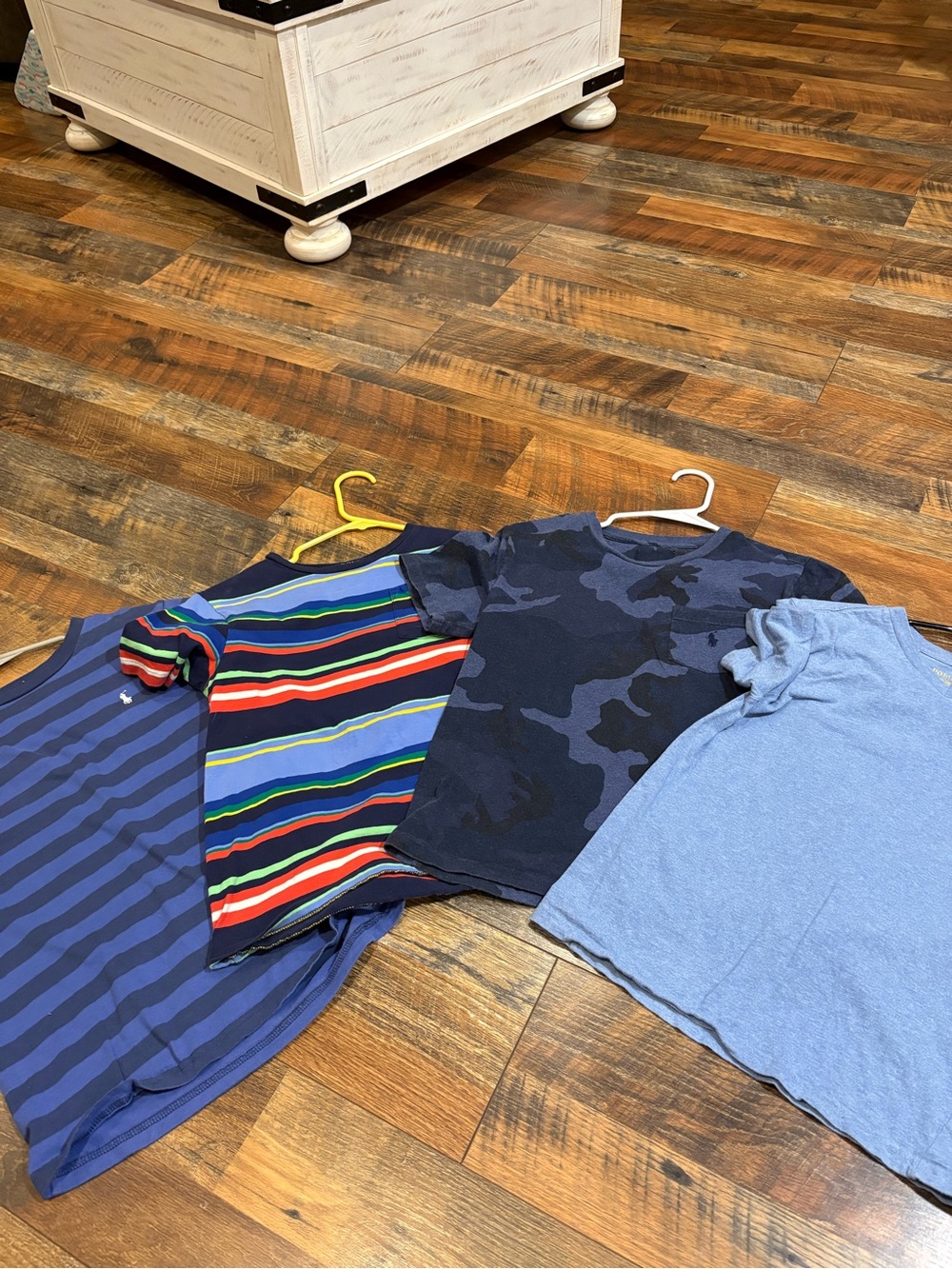 Polo by Ralph Lauren Navy and Royal Blue Striped Tee